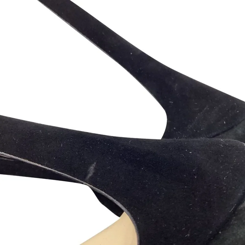 Michael Kors Jordyn Platform Heels in Black Suede
